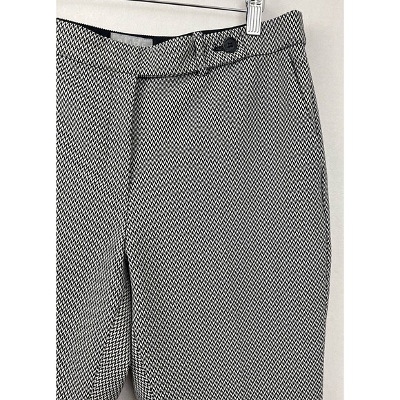 Pure Collection Houndstooth Wool Blend Ankle Trouser Tailored Career 8/10 - Picture 2 of 14